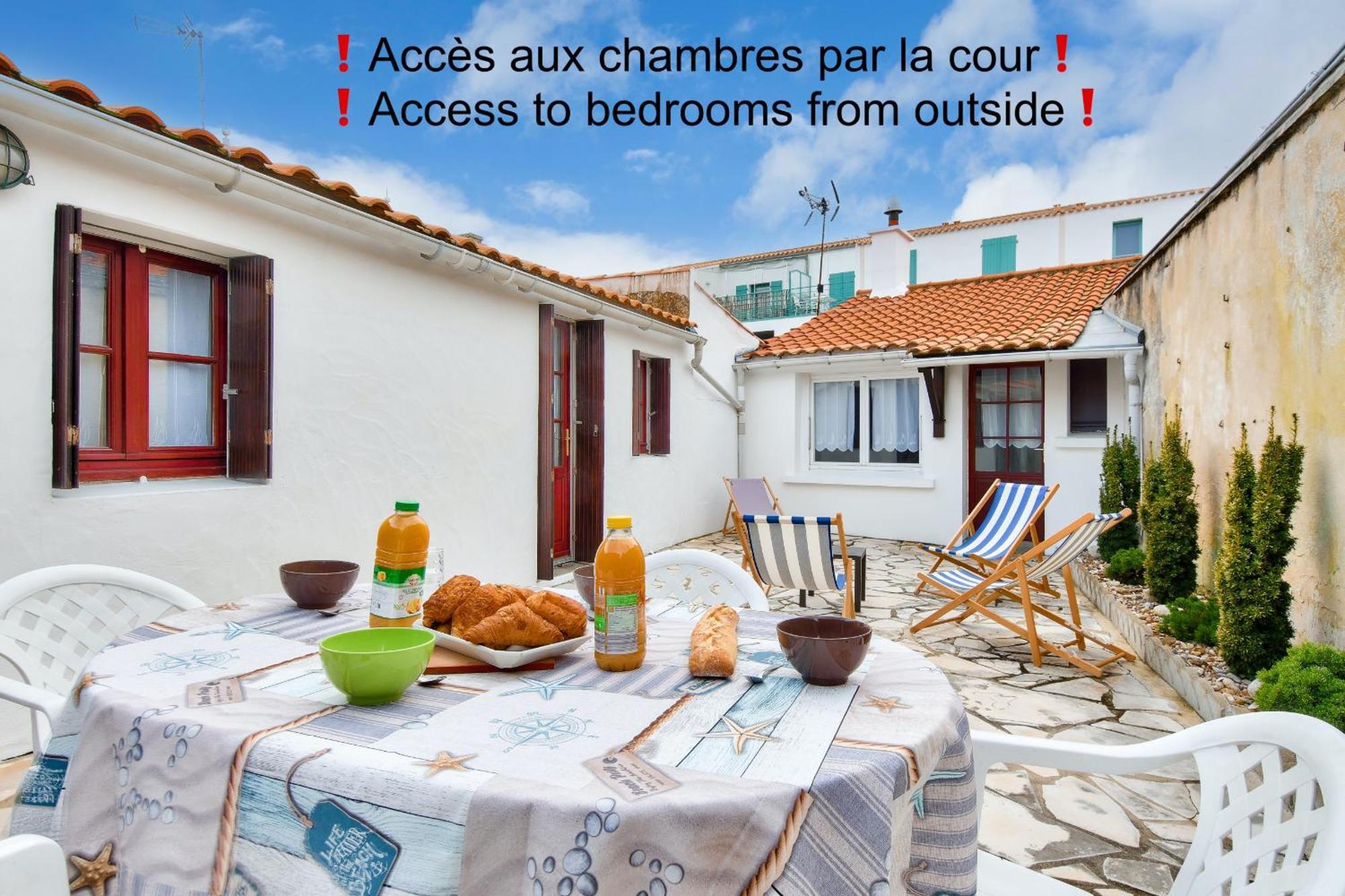 Centre Ville - Maison Pour 4 Avec Belle Cour Noirmoutier-en-l'Ile Exterior foto